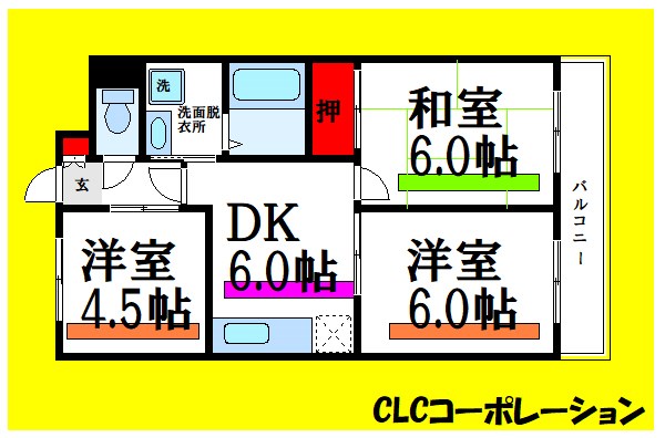 柴又第2STマンション 間取り図