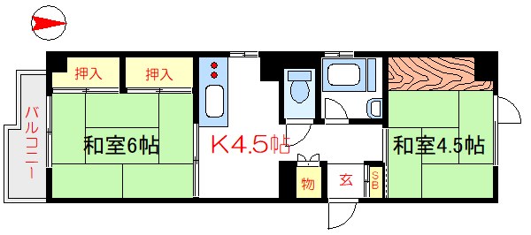 日の本ビル  間取り