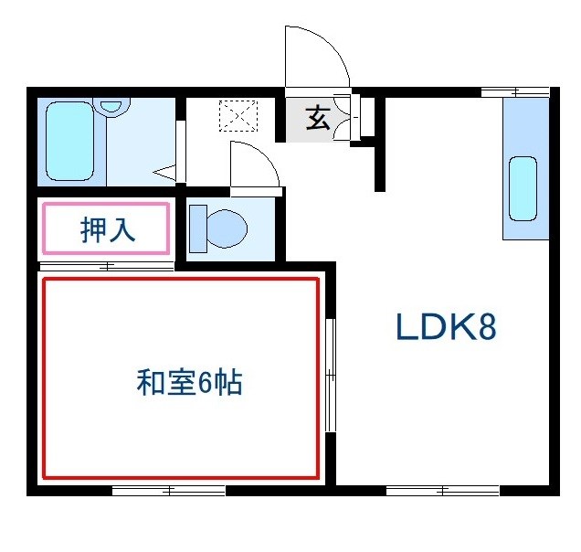 アリス梅田 間取り図