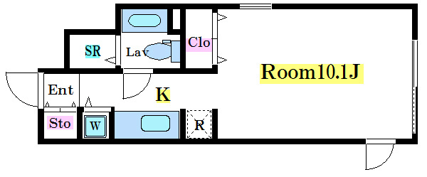 カスタリア水天宮  間取り
