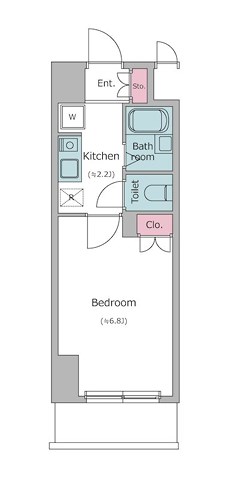 レジディア木場  間取り図