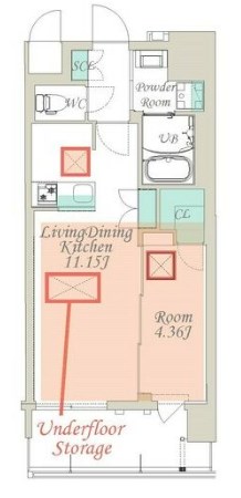 スプランディッド江東住吉 間取り図