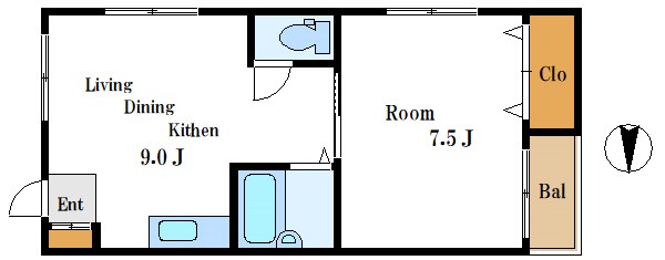 メゾンアオキ  間取り