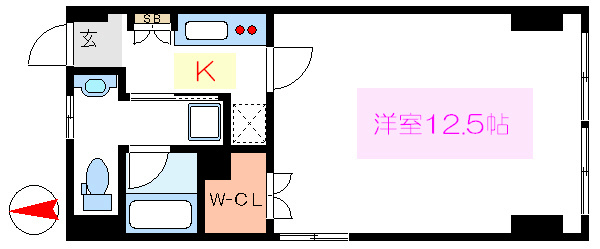 ユリービル 間取り図