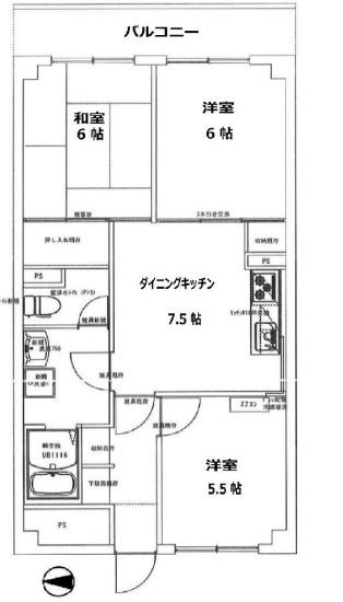 ゾンネンハイム北砂 間取り図