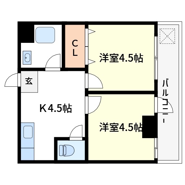 蓮芽ビル 間取り図