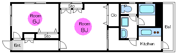 ＫＭハイツ 間取り