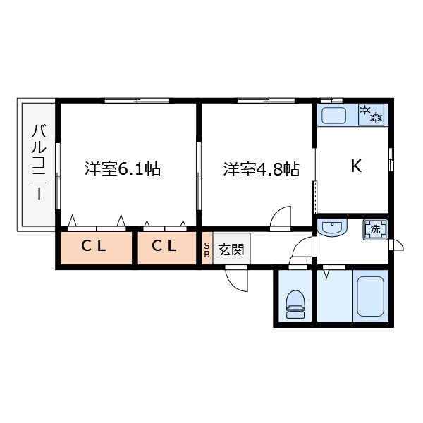 カミーリャ・青砥二番館  間取り図