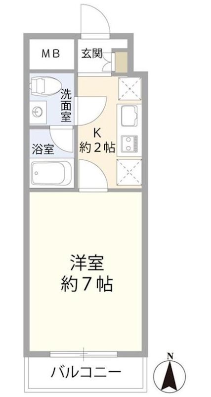 フラット  間取り