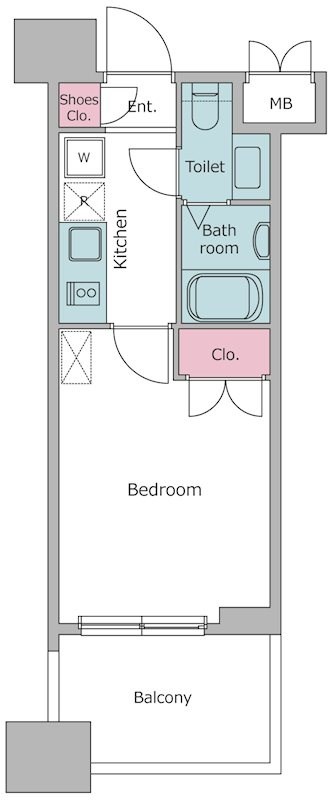 レジディア錦糸町 間取り図