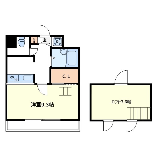 レニエ・ラ・ヴェルトゥ 間取り図