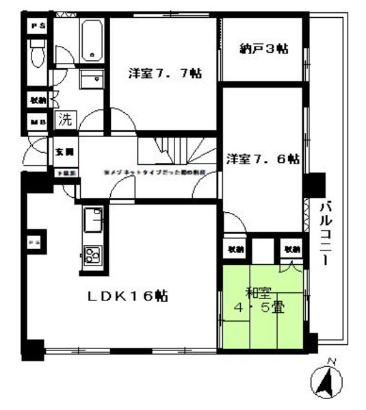 リバーサイドテラス  間取り図