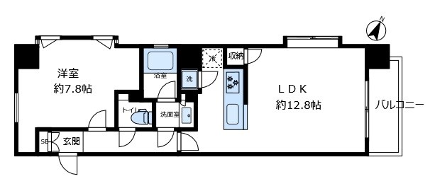 クレアール八重洲通 間取り図