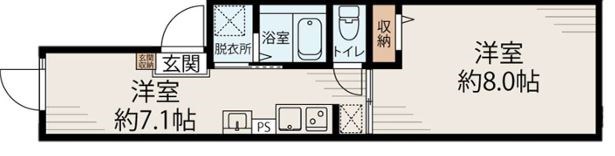 レジデンス千田 間取り図