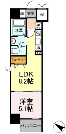 TEC Green Residence 間取り図