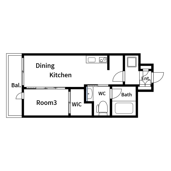 クレヴィア日本橋水天宮前HAMACHO　RESIDENCE 間取り図