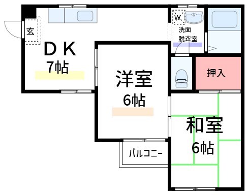 メゾン・ド・フォンテーヌ  間取り図