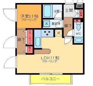 レクノスⅠ   間取り