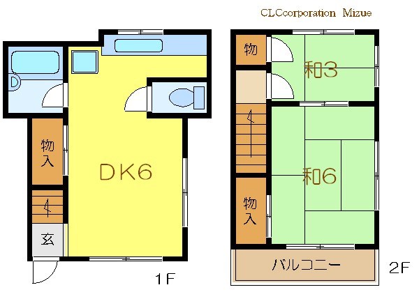 サンテラスハウス  間取り図