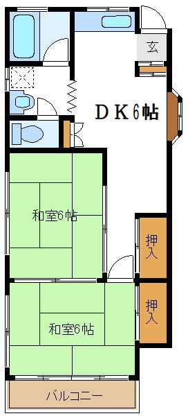 エクレール・ムラ 間取り図