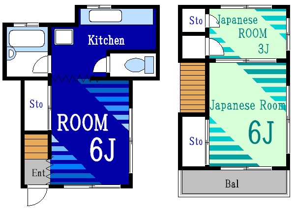 サンテラスハウス  間取り