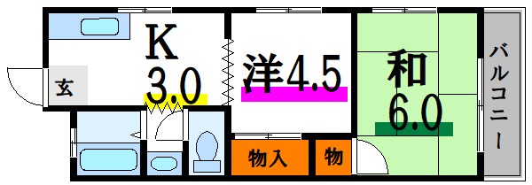 KSハイツ   間取り図