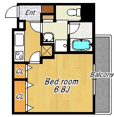 竹山ビル六番館   間取り