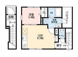 リーブルファイン新小岩 間取り図