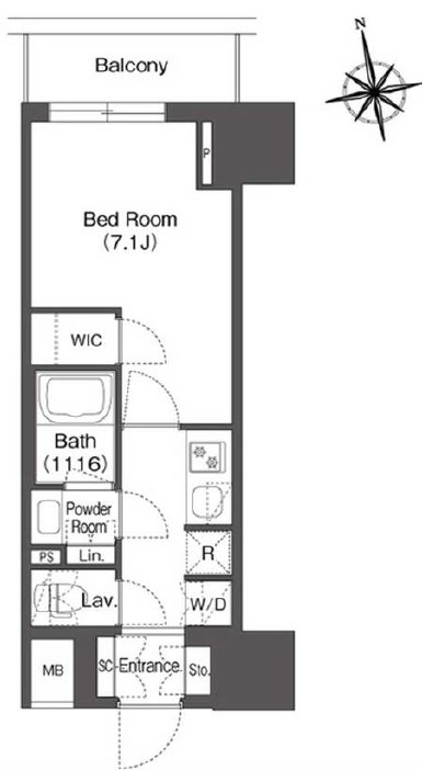 コンフォリア東上野   間取り図