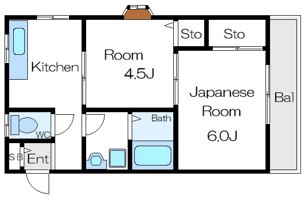 ベルメゾン行徳  間取り図