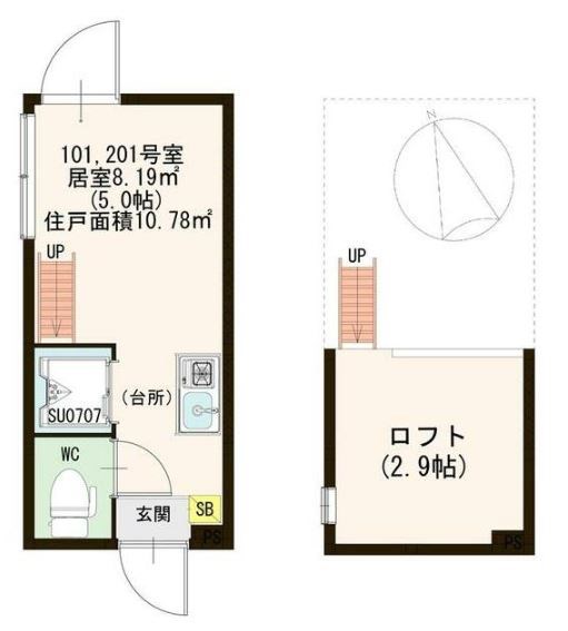 ハーモニーテラス南砂Ⅲ 間取り図