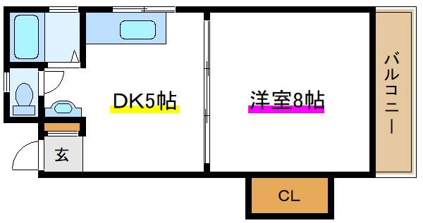 高島ハイム 間取り図