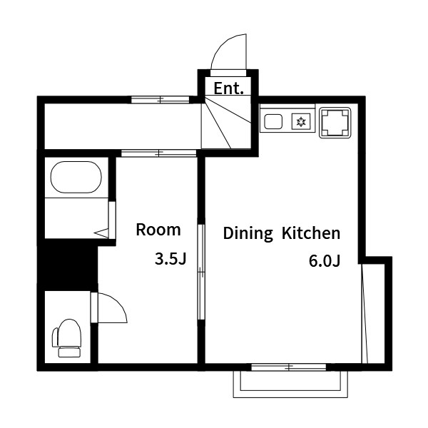 徳江ハイツ 間取り図