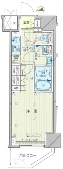 ルーブル南砂町  間取り図