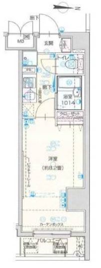 ヴェルト西大島グラーセ 間取り図