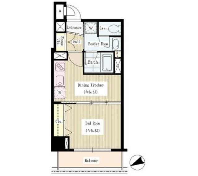 コンフォリア銀座EAST弐番館  間取り図