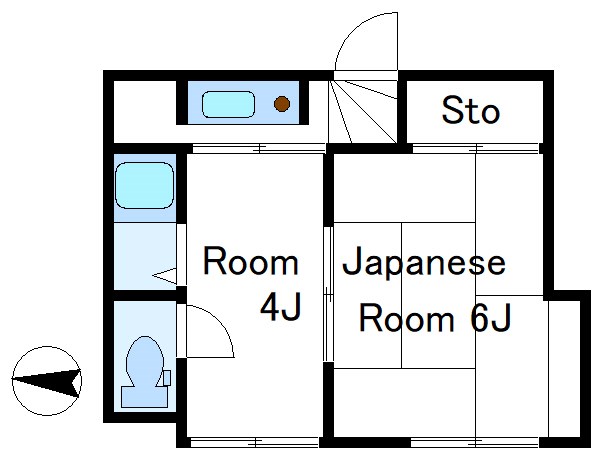 徳江ハイツ 間取り図