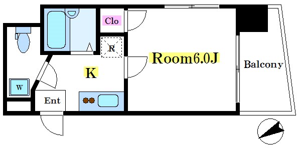 デイジーコート日本橋浜町  間取り図