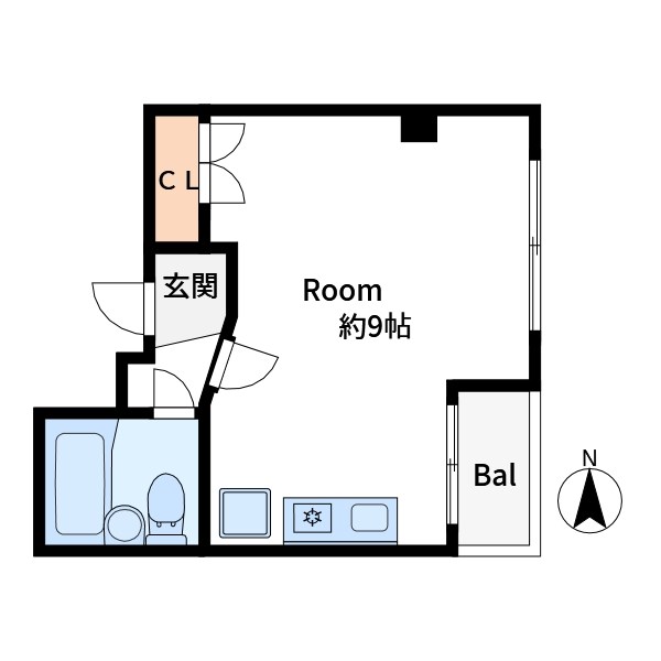 石川ハイツ 間取り図