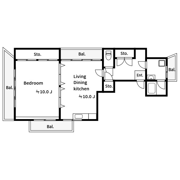 スズキプロセスビル   間取り