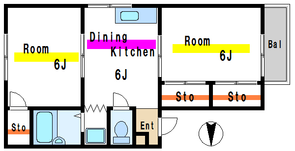 WERDEN HOUSE　EAST 間取り図