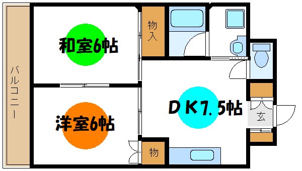 KODAヒルズ四つ木 間取り