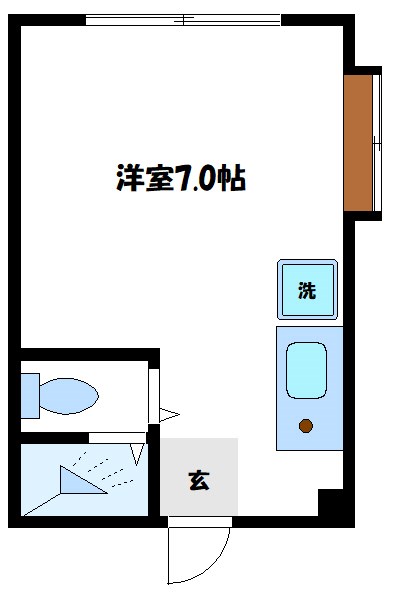 レインボー瑞江 303号室 間取り