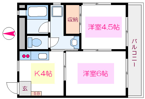 川島ビル 間取り図