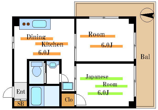 パークヒルズ越前屋  間取り