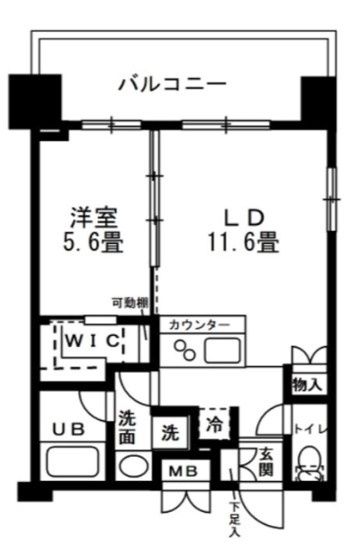 レジディア錦糸町 1109号室 間取り