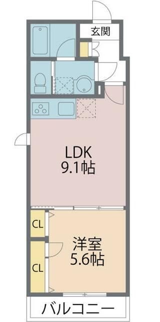 GUSTO西葛西（グーストニシカサイ） 間取り図