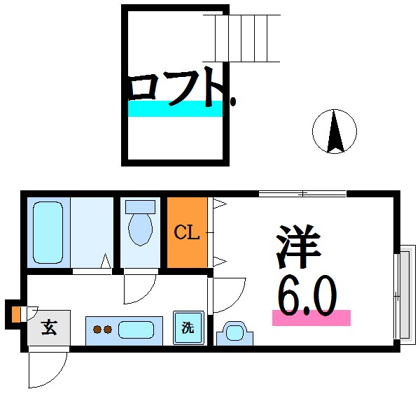 オルセット西小岩  間取り図