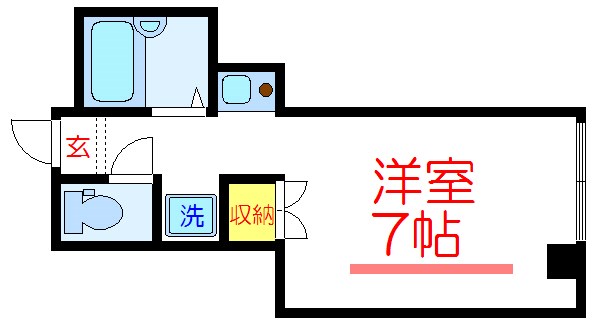 スウィートヴィレッジ三ノ輪 202号室 間取り