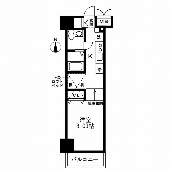 レジディア上野御徒町 間取り図